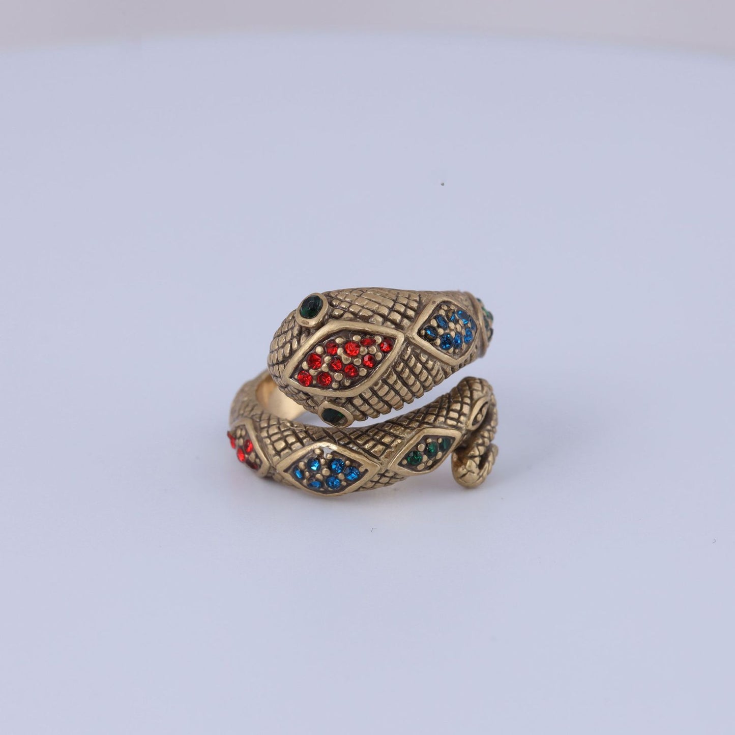 Vintage Elegant Handcrafted Art Deco Open Ring