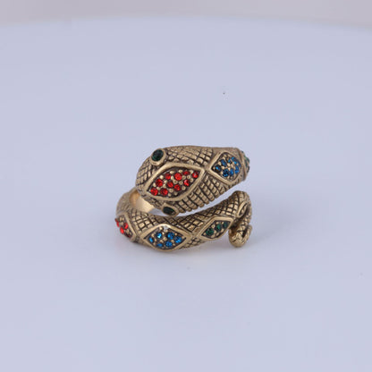 Vintage Elegant Handcrafted Art Deco Open Ring