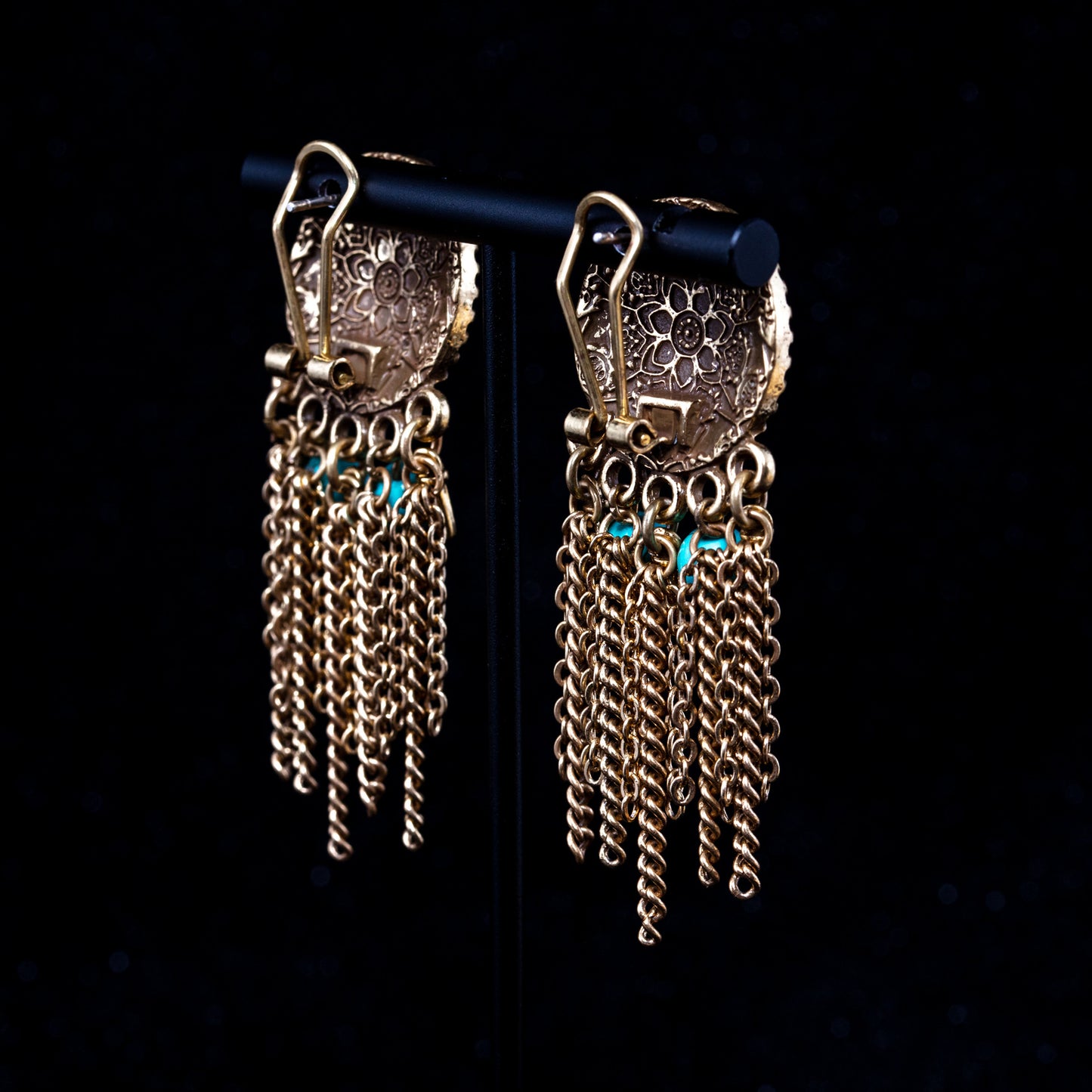 Vintage Luxury Statement Luxury Earrings Handcrafted Design
