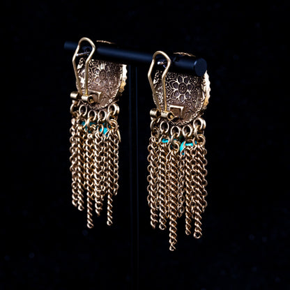 Vintage Luxury Statement Luxury Earrings Handcrafted Design