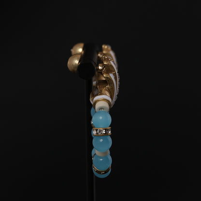 Vintage Enamel Chic Handcrafted Earrings Handcrafted Design