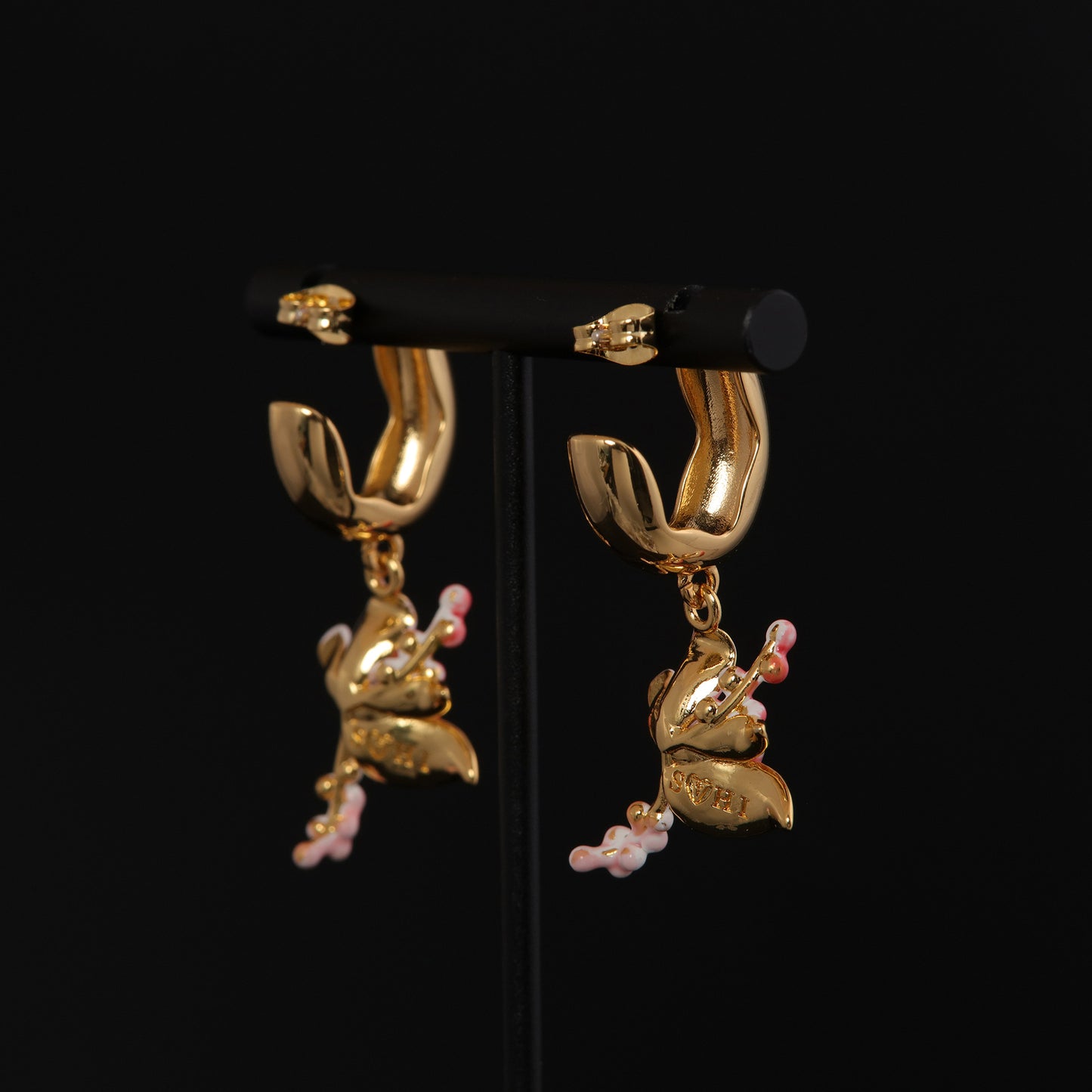 Vintage Enamel Floral Timeless Earrings Timeless Style
