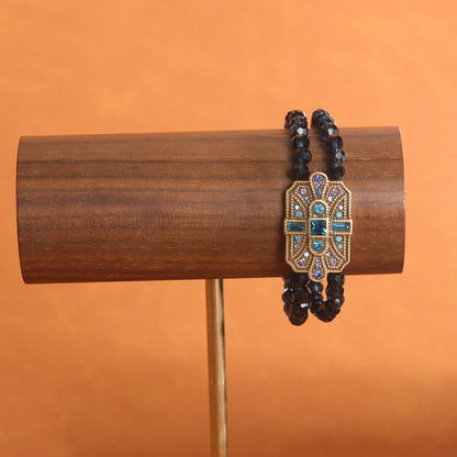 Vintage Crystal Retro Refined Handcrafted Bracelet Handcrafted Design