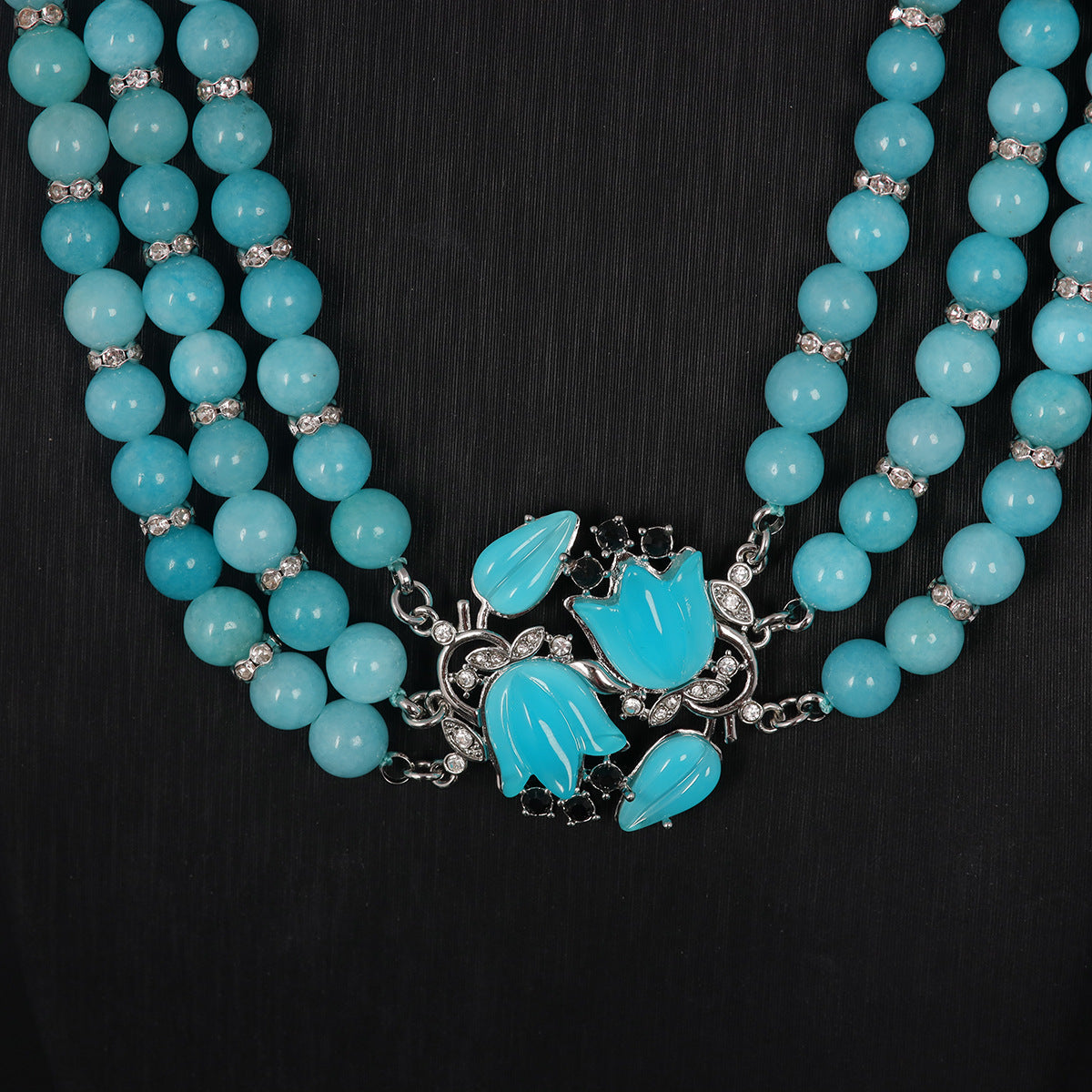 Vintage Crystal Chic Handcrafted Necklace Gift Jewelry