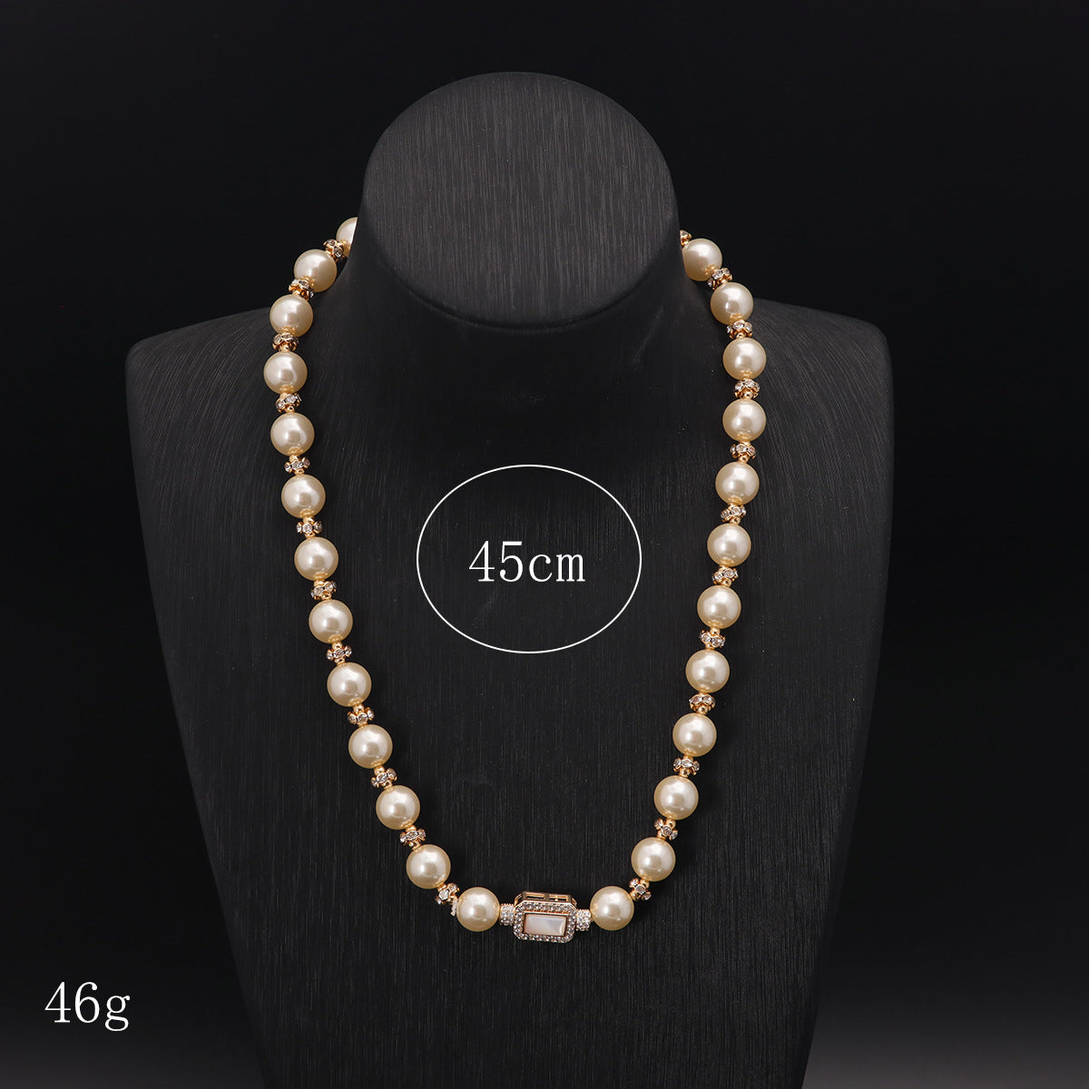 Vintage Pearl Classic Chic Necklace Handcrafted Design