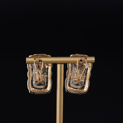 Vintage Geometric Elegant Statement Earrings Timeless Style