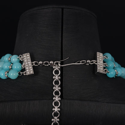 Vintage Crystal Chic Handcrafted Necklace Gift Jewelry