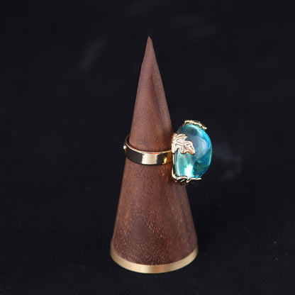 Vintage Geometric Statement Chic Open Ring