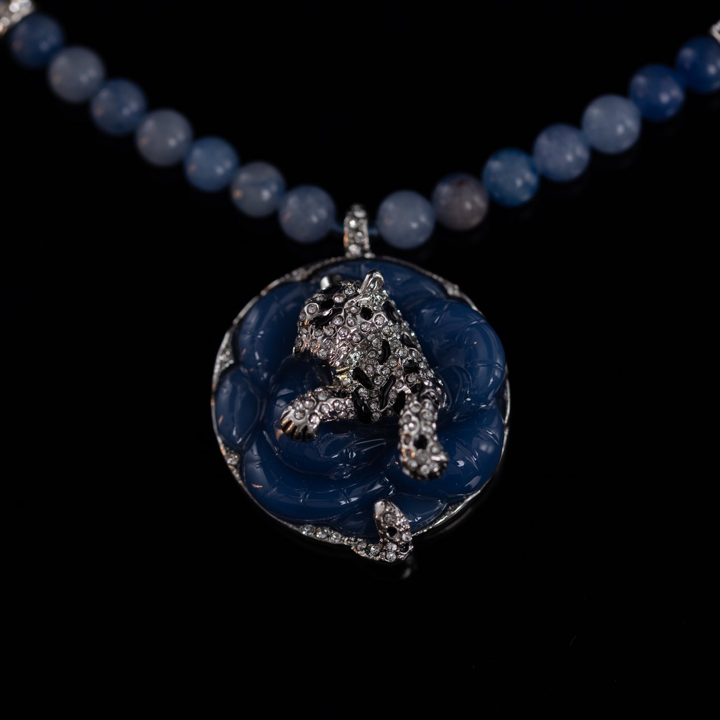 Vintage Natural Stone Elegant Necklace Handcrafted Design