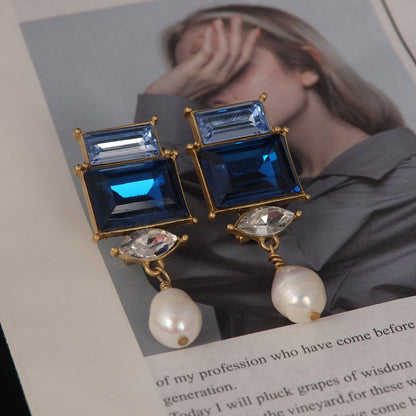 Vintage Pearl Artisan Luxury Earrings Timeless Style