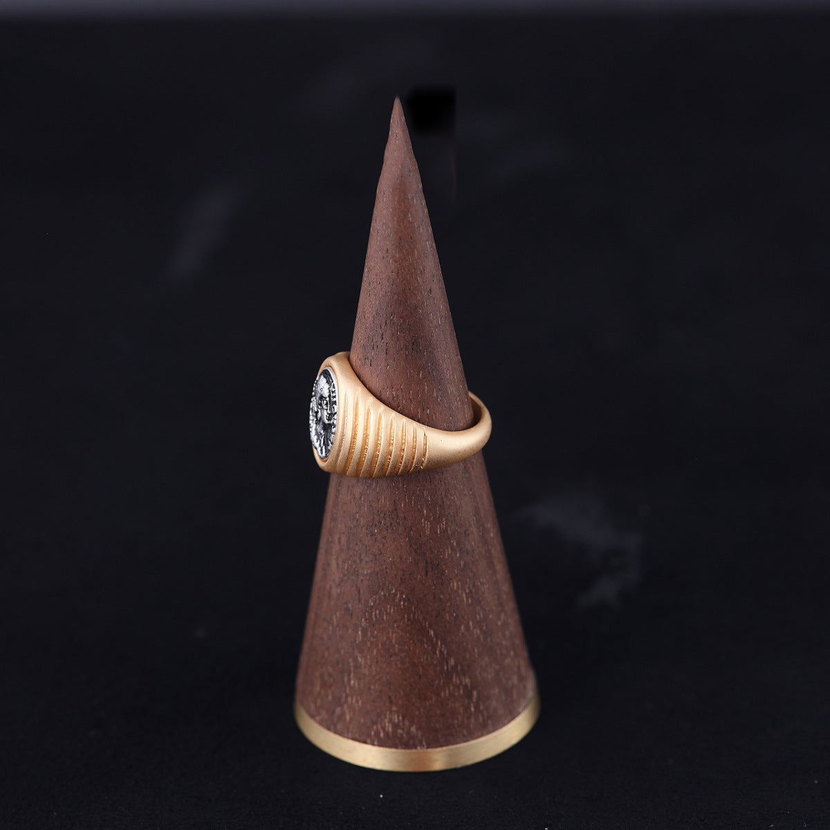 Vintage Geometric Artisan Statement Open Ring Timeless Style