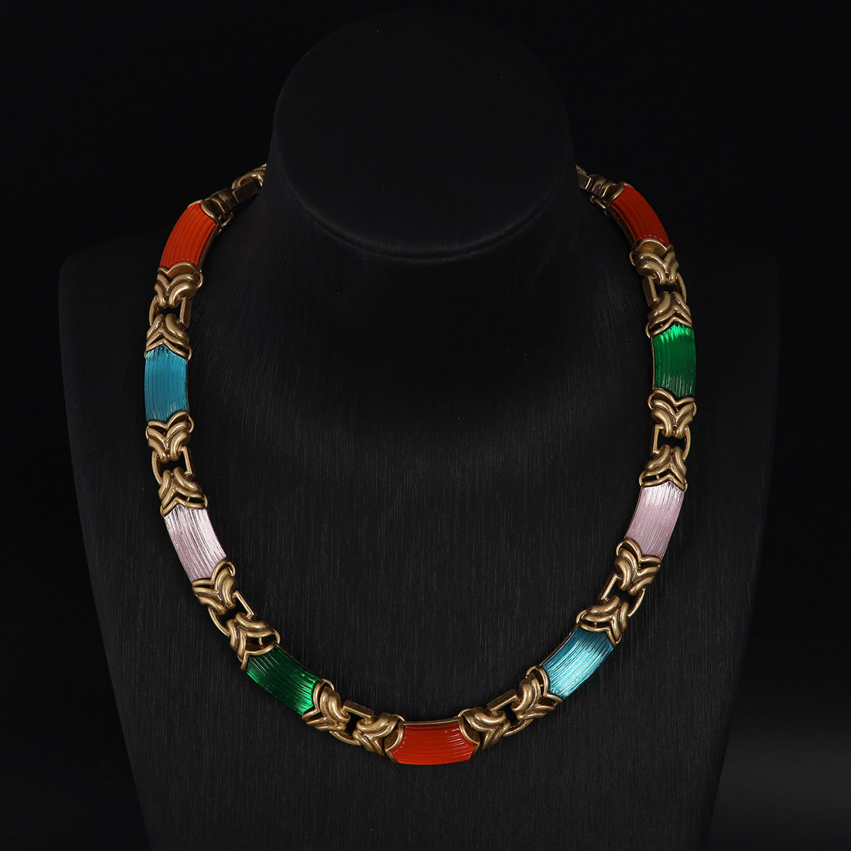 Vintage Cubic Zirconia Statement Necklace Timeless Style