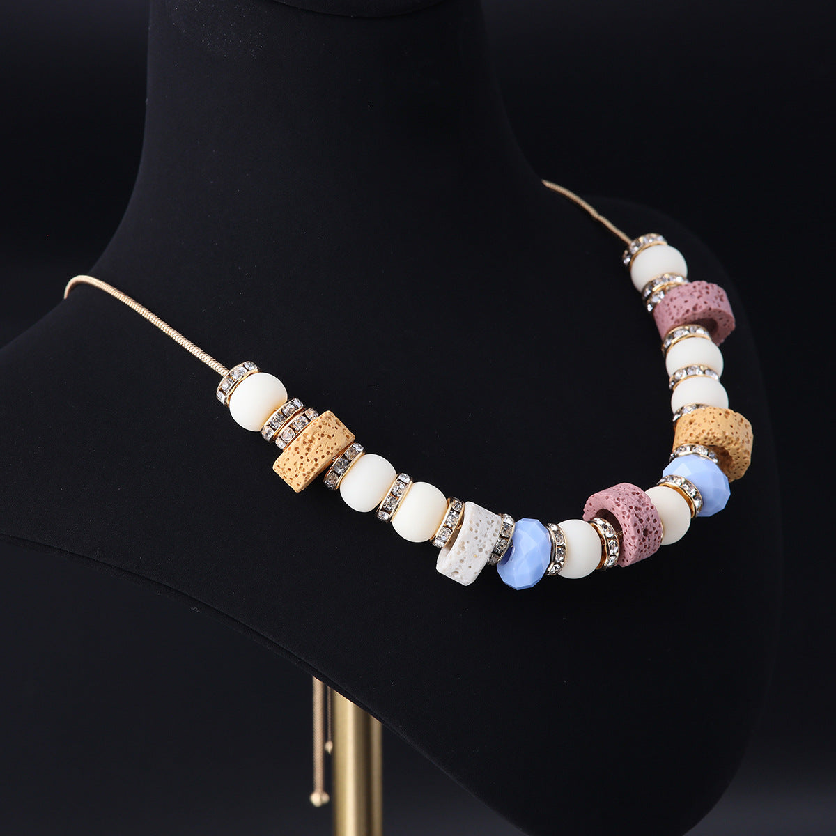 Vintage Geometric Refined Luxury Necklace Handcrafted Design