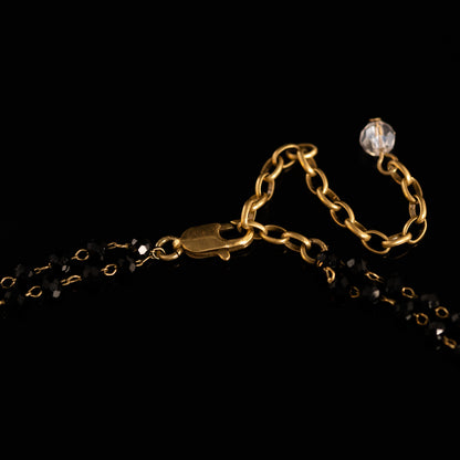 Vintage Agate Timeless Stone Inlay Necklace for Ladies